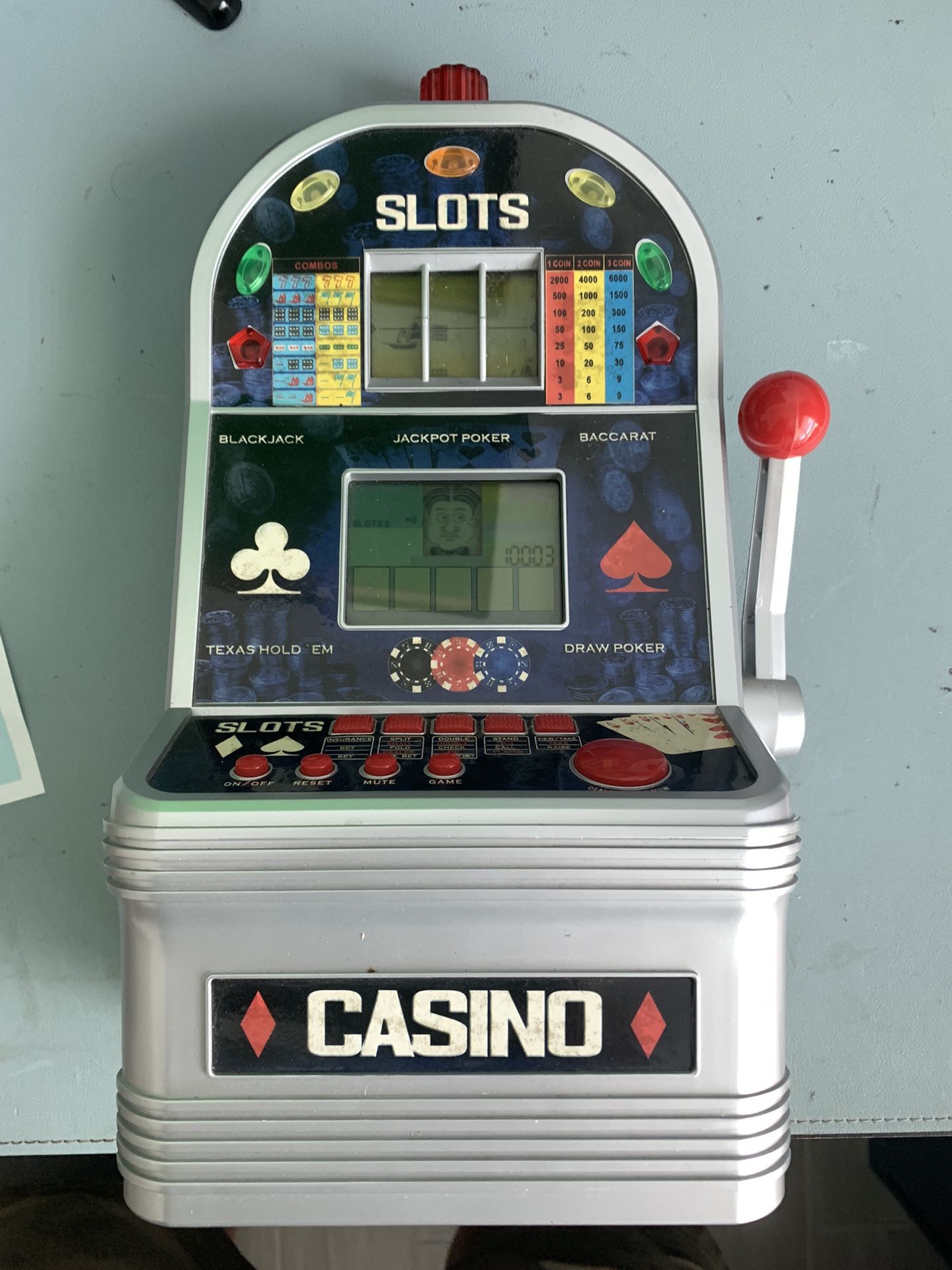 Vintage Electronic Casino Slots, Poker, Machine