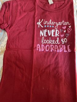 6T Custom Kindergarten Shirt TK