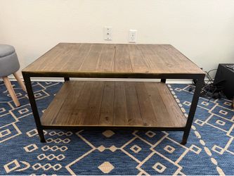 Industrial style coffee table