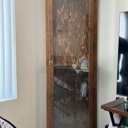 Wooden Glass Cabinet