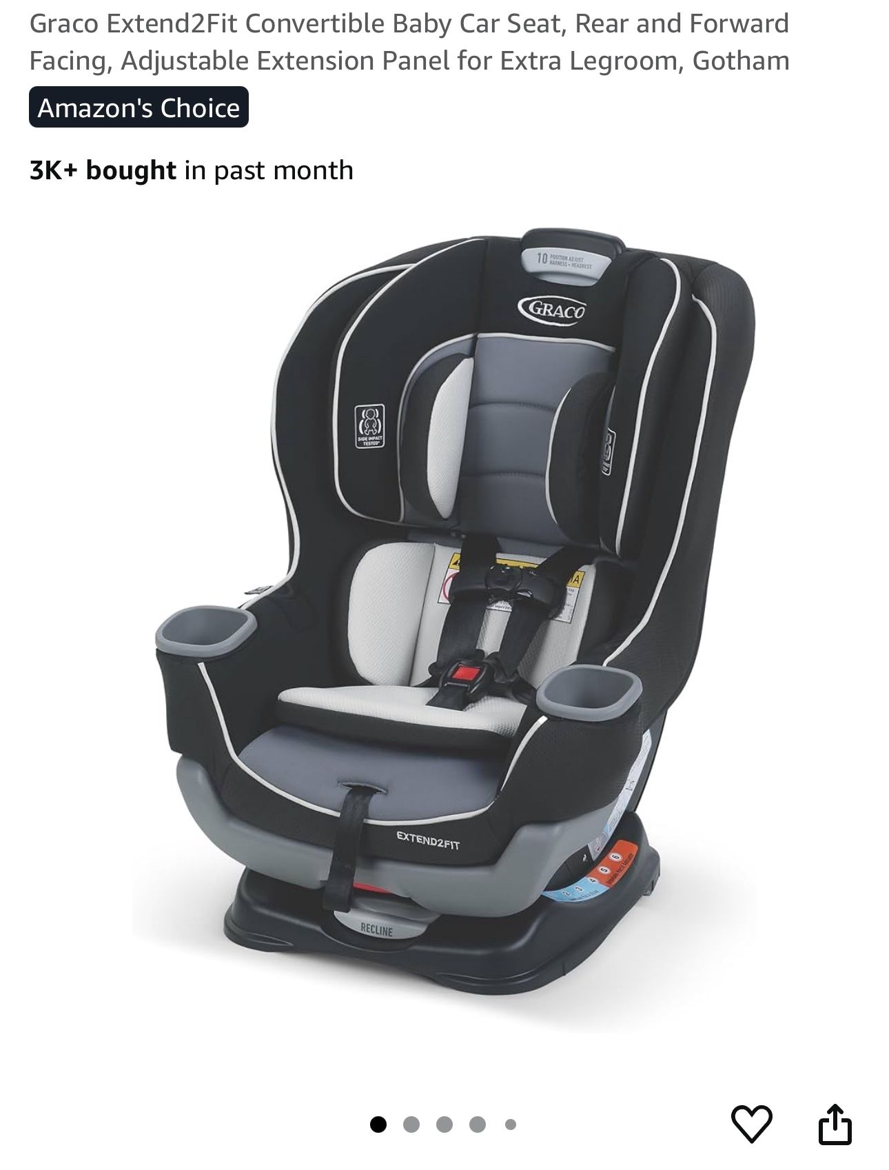 Graco Convertible Car Seat Front/Back