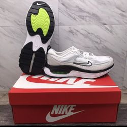 Nike Air Max Bliss White / Metallic Silver Shoes DZ6754-100 Women's 8.5 Men's 7