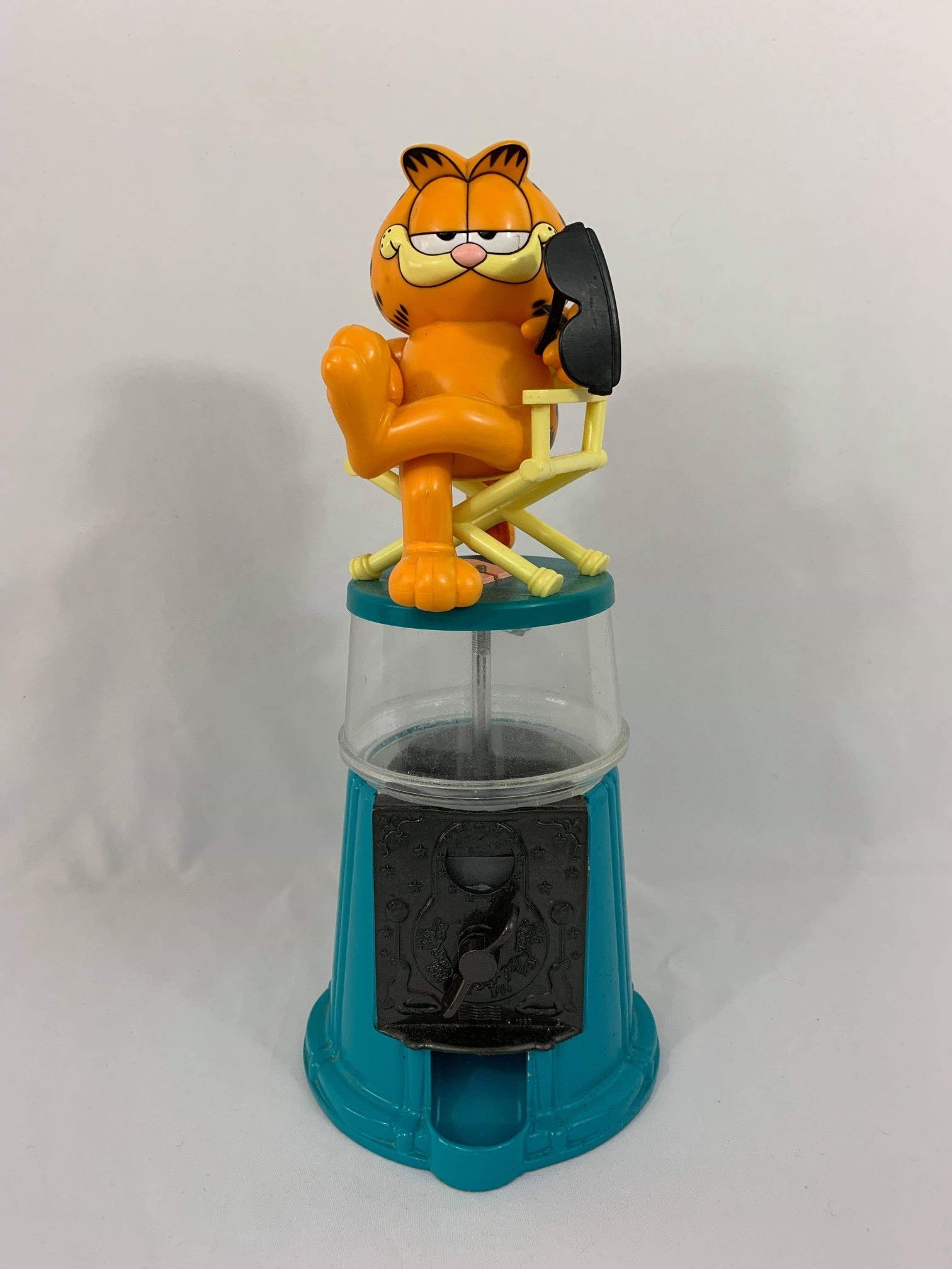 Garfield in Director's Chair Gumball Machine.