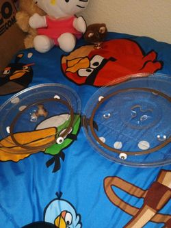 Microwave glass trays