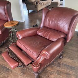 BEAUTIFUL "HANCOCK & MOORE" LEATHER RECLINERS