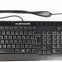 Alienware Dell French Canadian/English Slim Black USB Keyboard Sk-8165 D1PT0