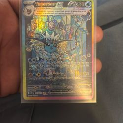 VaporeonEX  Pokemon Card