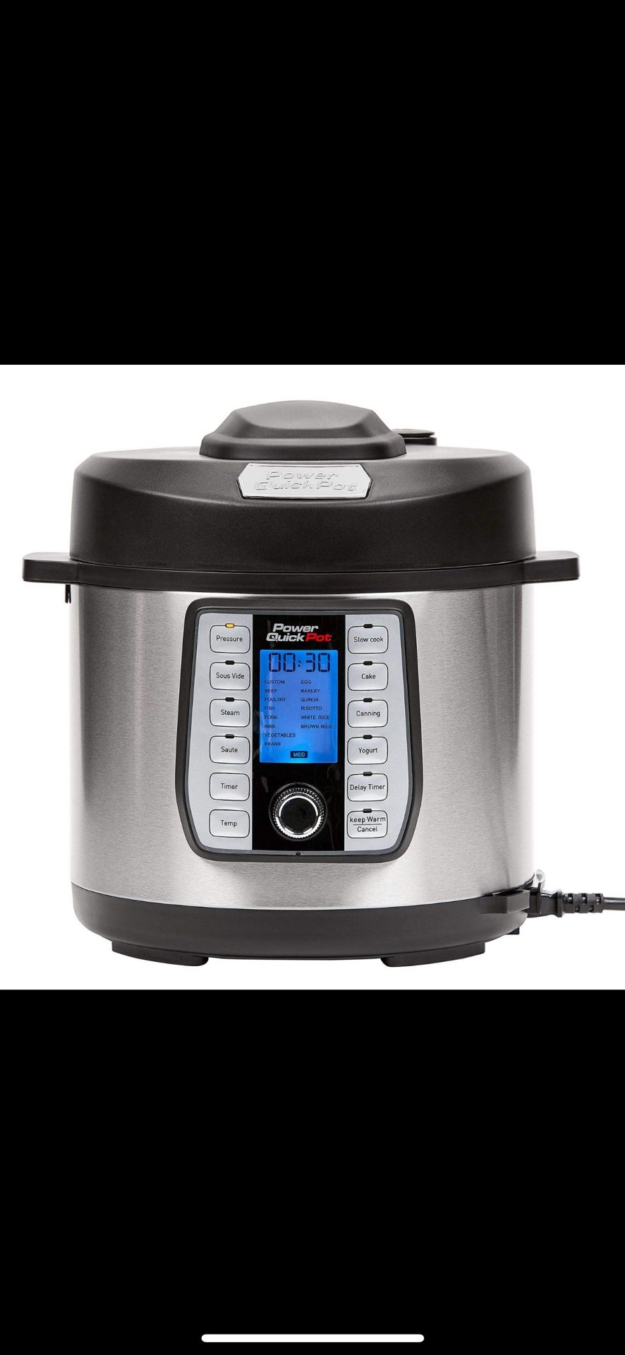 Power Quick Pot Deluxe 6 Qt (Steel)