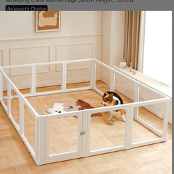 Pet play pen (acrylic clear)