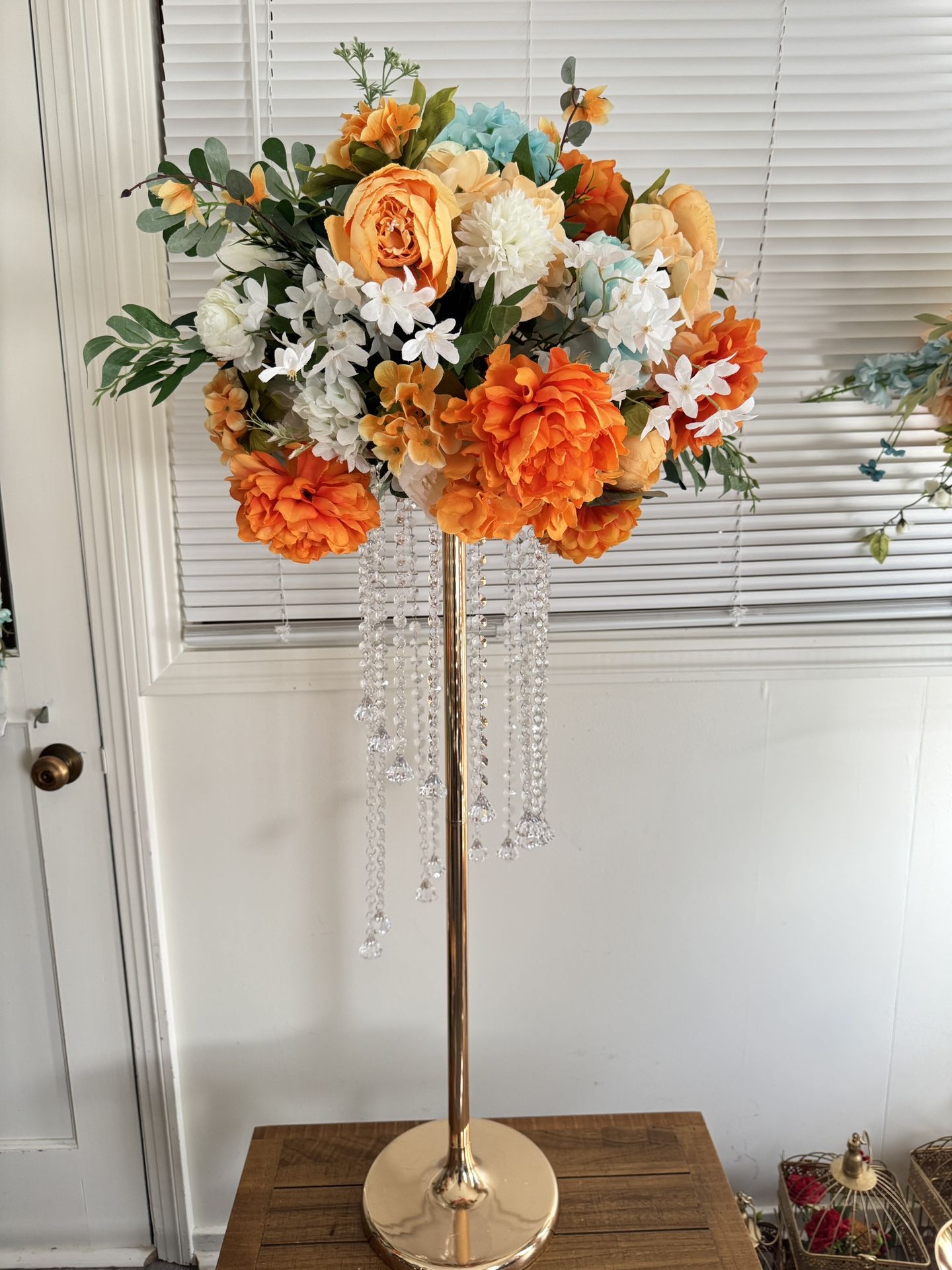 Crystal Flower Stand