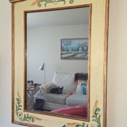 Wooden Frame Mirror 