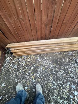 Metal Pipes and Wood Planks Lot