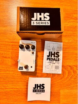 Jhs delay  guitar effects pedal Gibson fender prs
