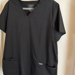 Scrub Top Cherokee BLACK XL 