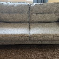 Gray Sofa And Love Seat Set