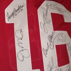 Super Bowl QB Autograph Jersey Brady Manning Mahomes Starr Namath 