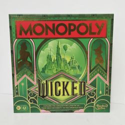 Monopoly Wicked Board Game 8+, 2-6 Players New/Sealed 