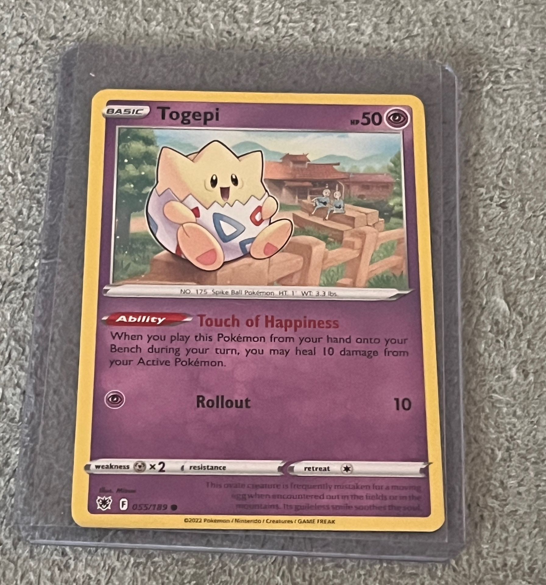 Togepi 55/189 Astral Radiance Pokemon TCG Card