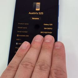 S25 (Navy Blue) LOCKED TO TMOBILE ONLY