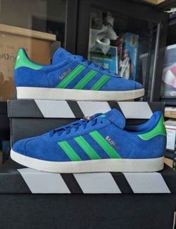 Adidas Gazelle Royal Blue Energy Green Classic Originals Men's 9 10  Samba Spezial