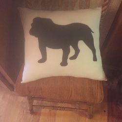 Bull Dog Pillow 