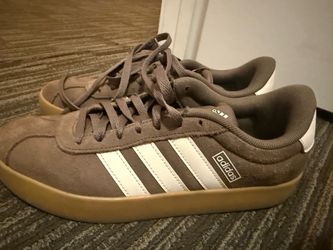 Adidas Brown Suede Low-Top Sneakers