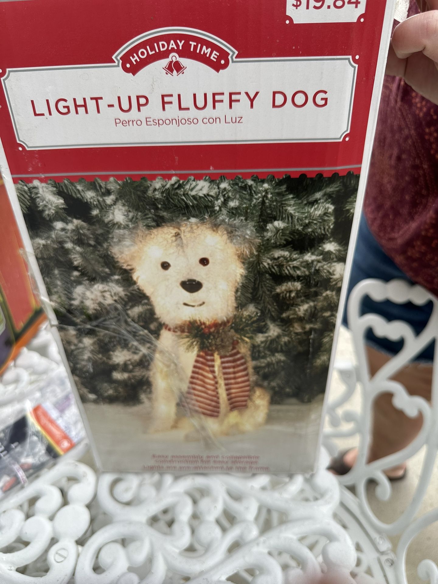 Light  Up Fluffy Dog