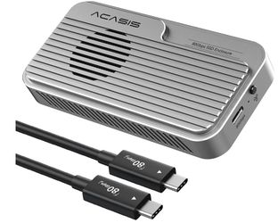 ACASIS 80Gbps M.2 NVMe SSD Enclosure, Thunderbolt 5 & USB4 V2.0 Compatible