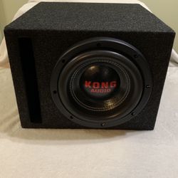 Brand New 10” Kong Audio Subwoofer with New Ported Enclosure