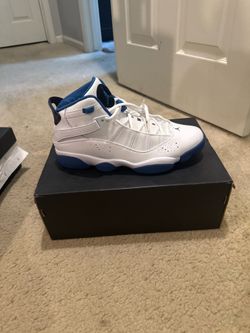 Air Jordan 6 Rings White/Game Royal – Like New w/ Box