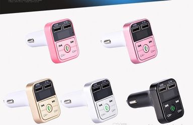 Bluetooth FM Transmitter Player TF Flash Music USB Charger Wireless Headset FM Modulator Digital