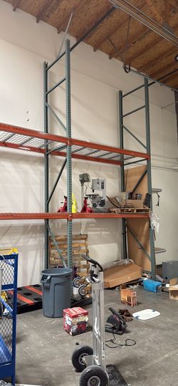 Industrial racks 3 stories high