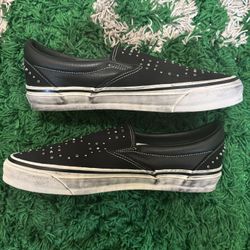 Vans LX Classic Slip-On 98 Pearlized Pack Blackout Size 13 