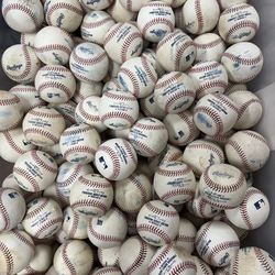 Baseballs game used