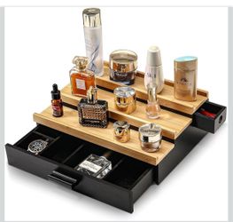 Three tier cologne organizer