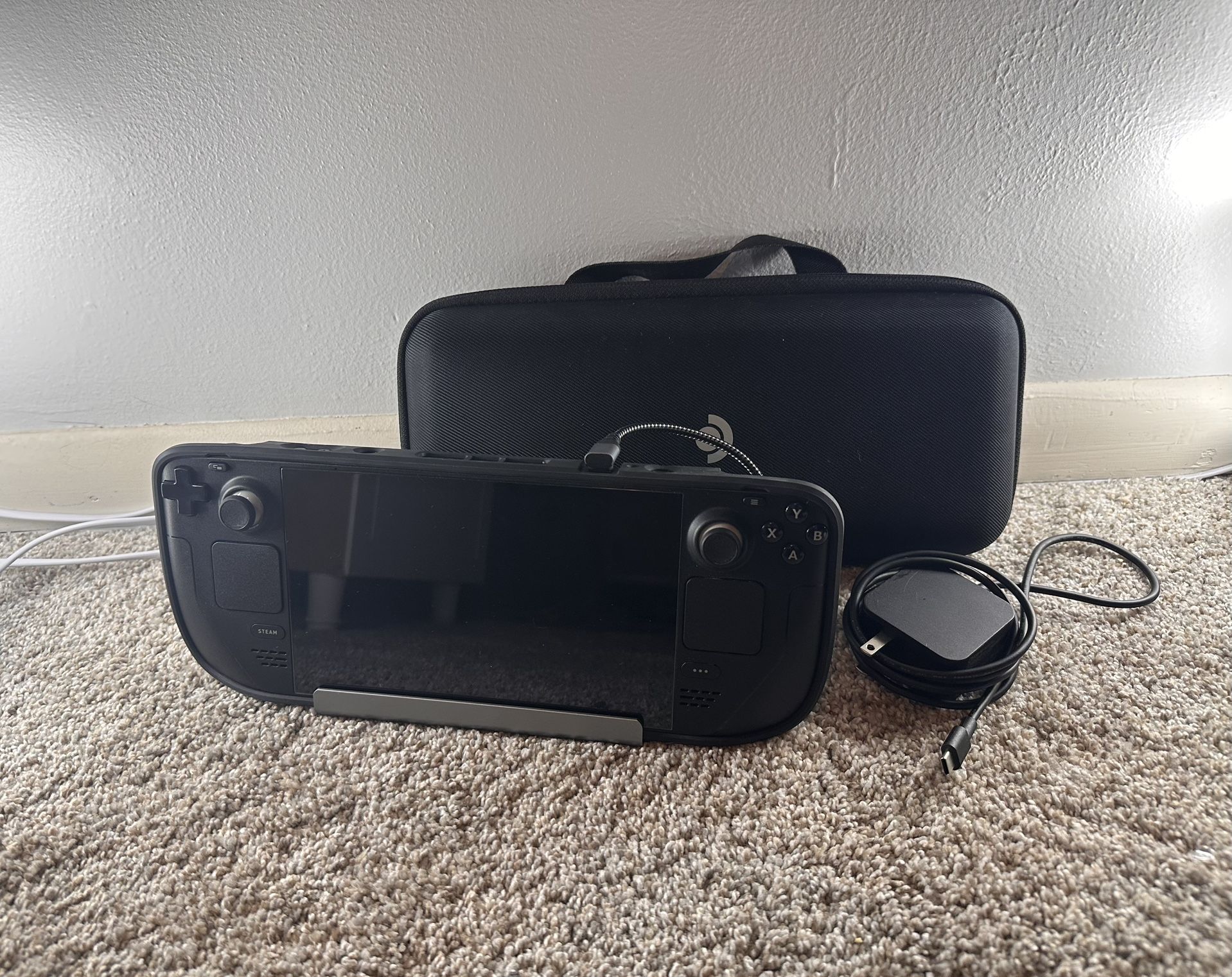 Valve Steam Deck 64GB Black Console with Accessories Excellent Condition