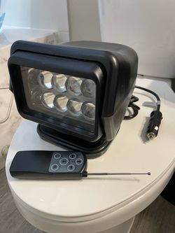 ULTRA POWER MAGNETIC LED SPOTLIGHT/SEARCH LIGHT 360* w/REMOTE! “NEW”