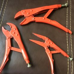 Set Of  3 Pliers 