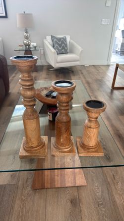 Set of 3 candle holders