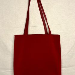 HOBO international Red Tote Bag Travel Purse Expandable 