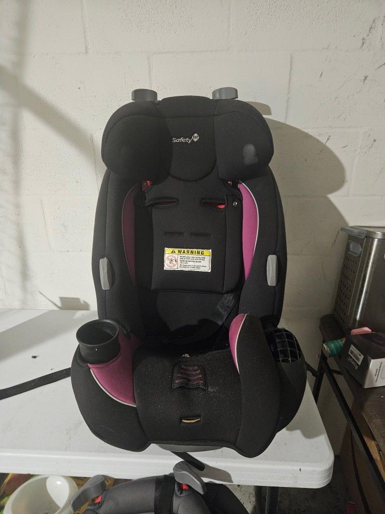 Pink Safety First Brand Car Seat 3 in 1