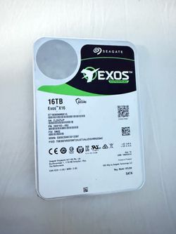 16TB Seagate Exos X16 Enterprise Hard Drive (SATA) – Massive Storage