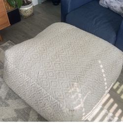 Oversized Ottoman Pouf