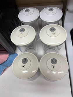 Vacuum Seal Food Storage Containers Set of 6