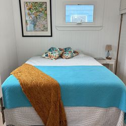 Tempurpedic King Bed- Used.  MUST PICK UP- Mattress And Frame