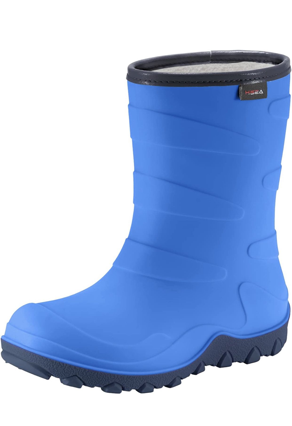 HISEA Kid's Snow Boots Waterproof Warm Fleece Fur Lined Winter Rain Boots