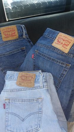 levis jeans size 32x32 48x 30 and 28x28
