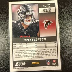Drake London Score Card Number 107/229