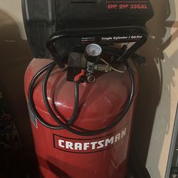 Craftsman 6hp 33 gallon 150 psi air compressor
