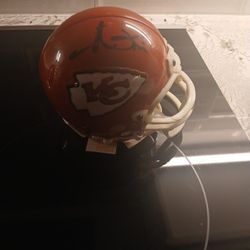 Andre Risen Autograph Mini Helmet 9